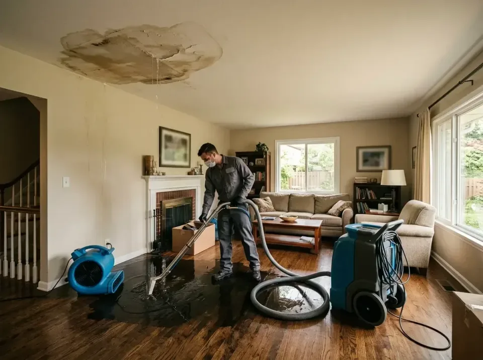 attic-pipe-burst-ceiling-drip-008 — frequently asked questions, Water Damage Restoration & Carpet Care in Marshfield, WI